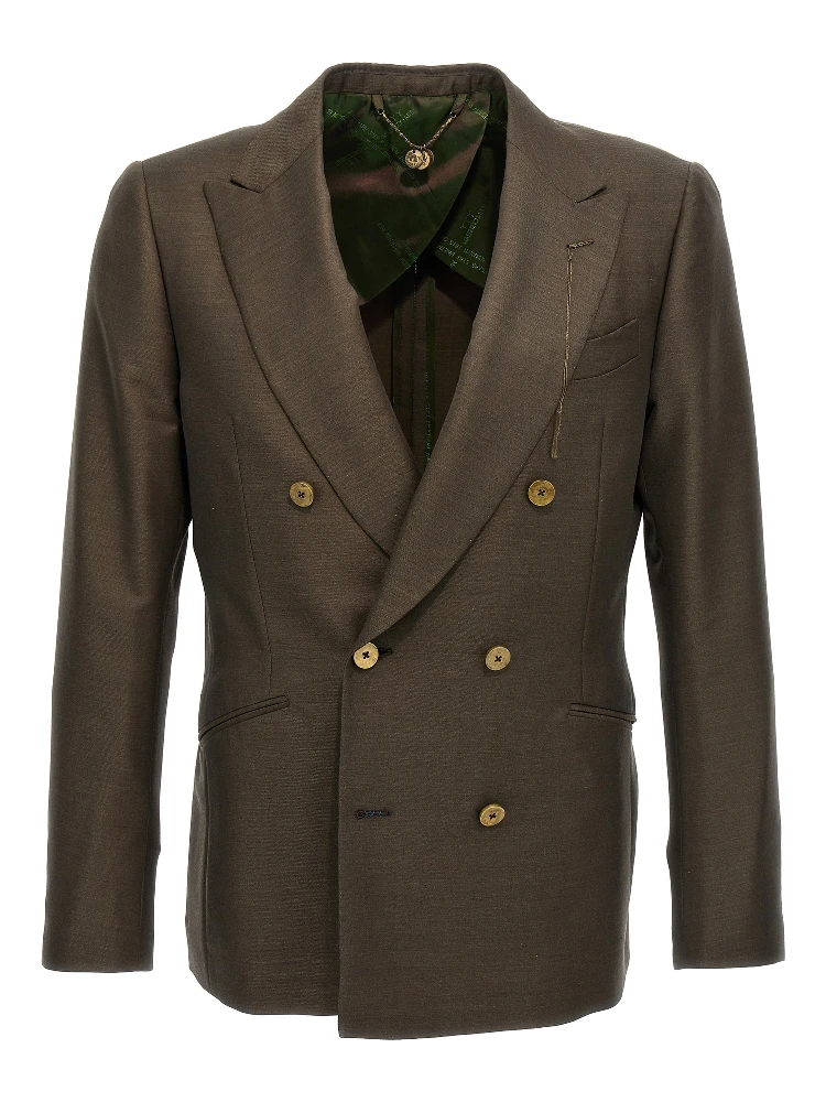 Bicolor Wool Blazer