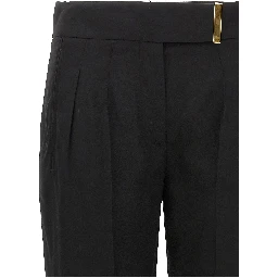 Black Viscose Dress Pants