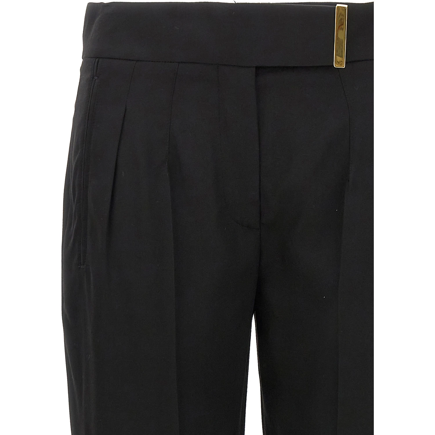 Black Viscose Dress Pants