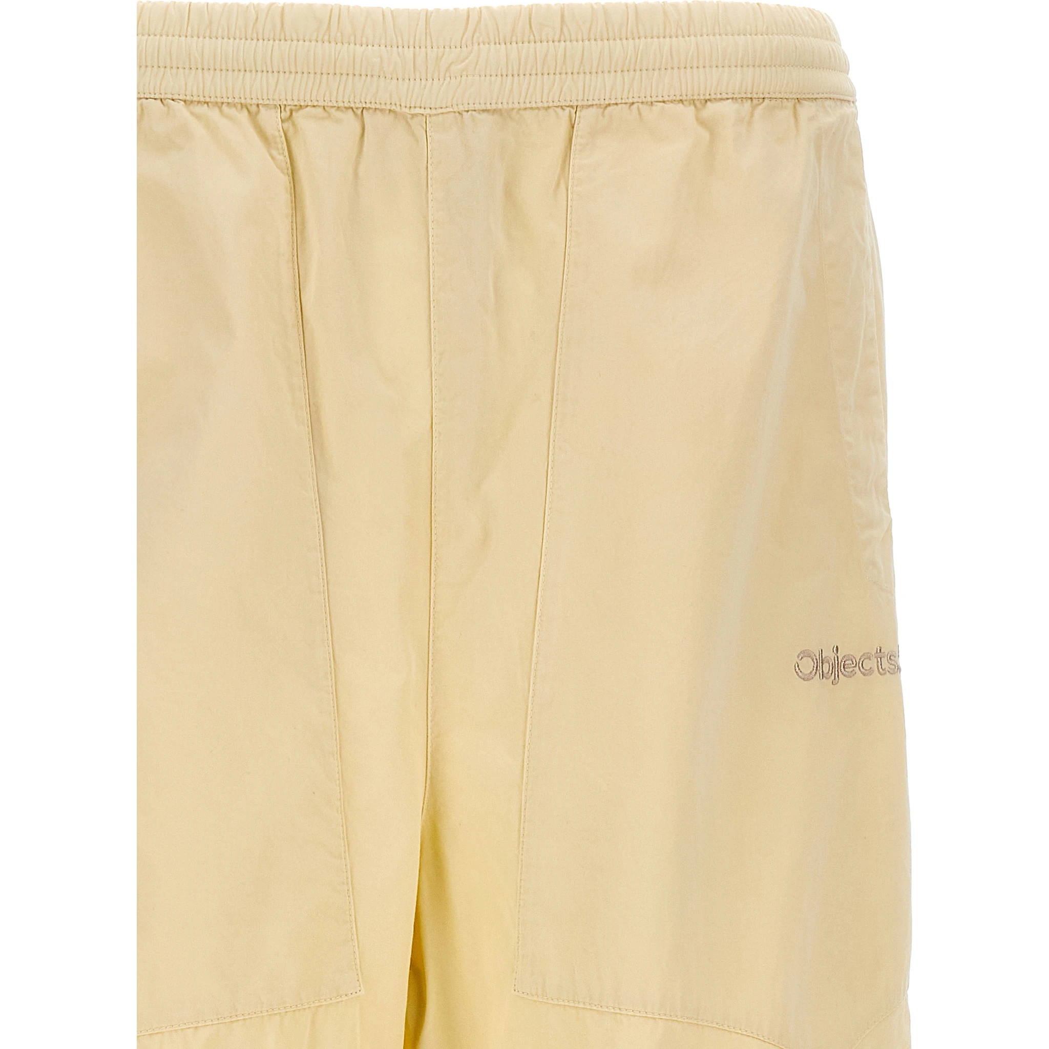 White Cotton Casual Pants