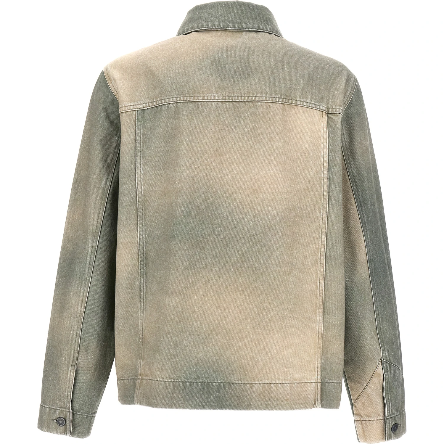 Bicolor Cotton Denim Jacket