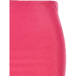 Fuchsia Polyamide Long Skirt