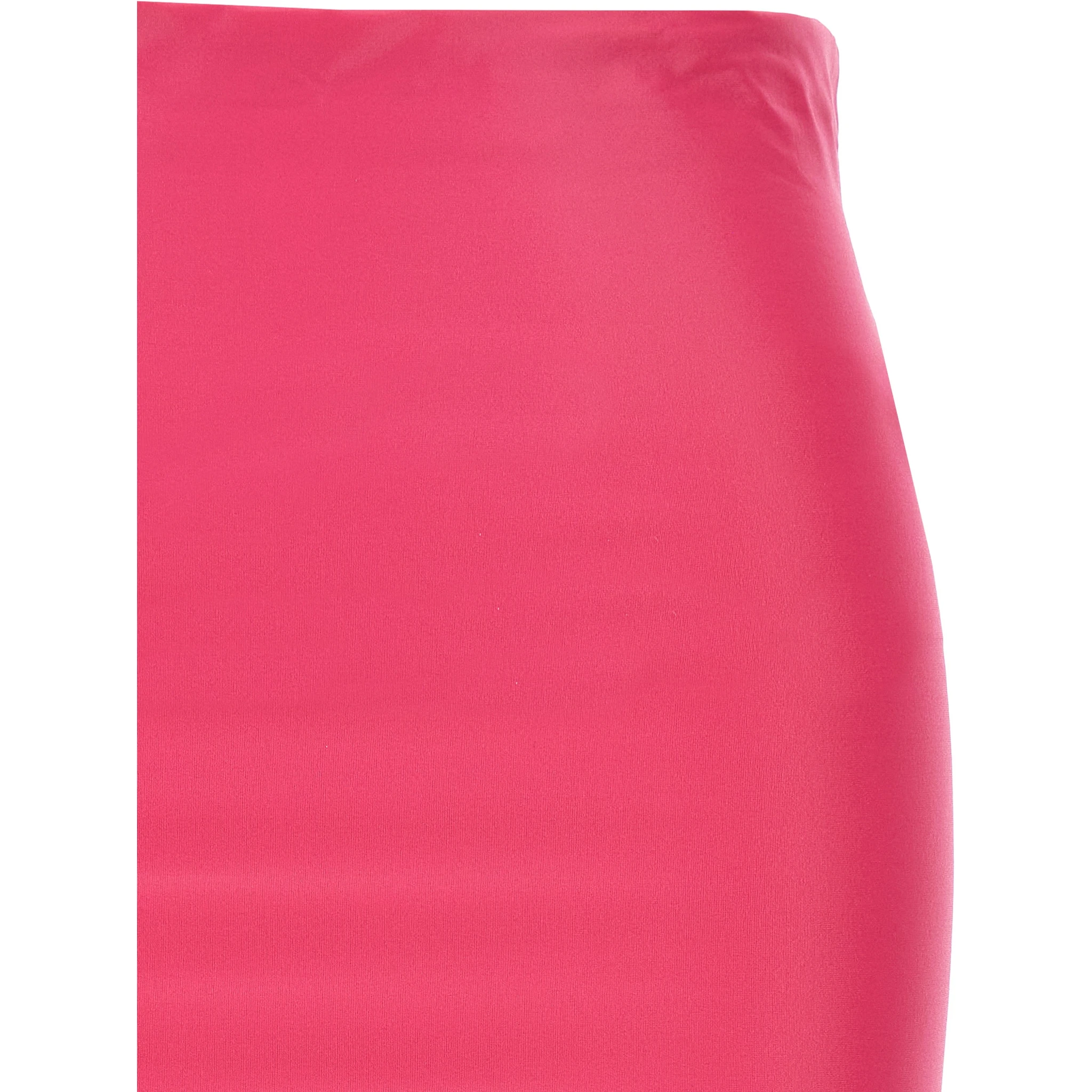 Fuchsia Polyamide Long Skirt