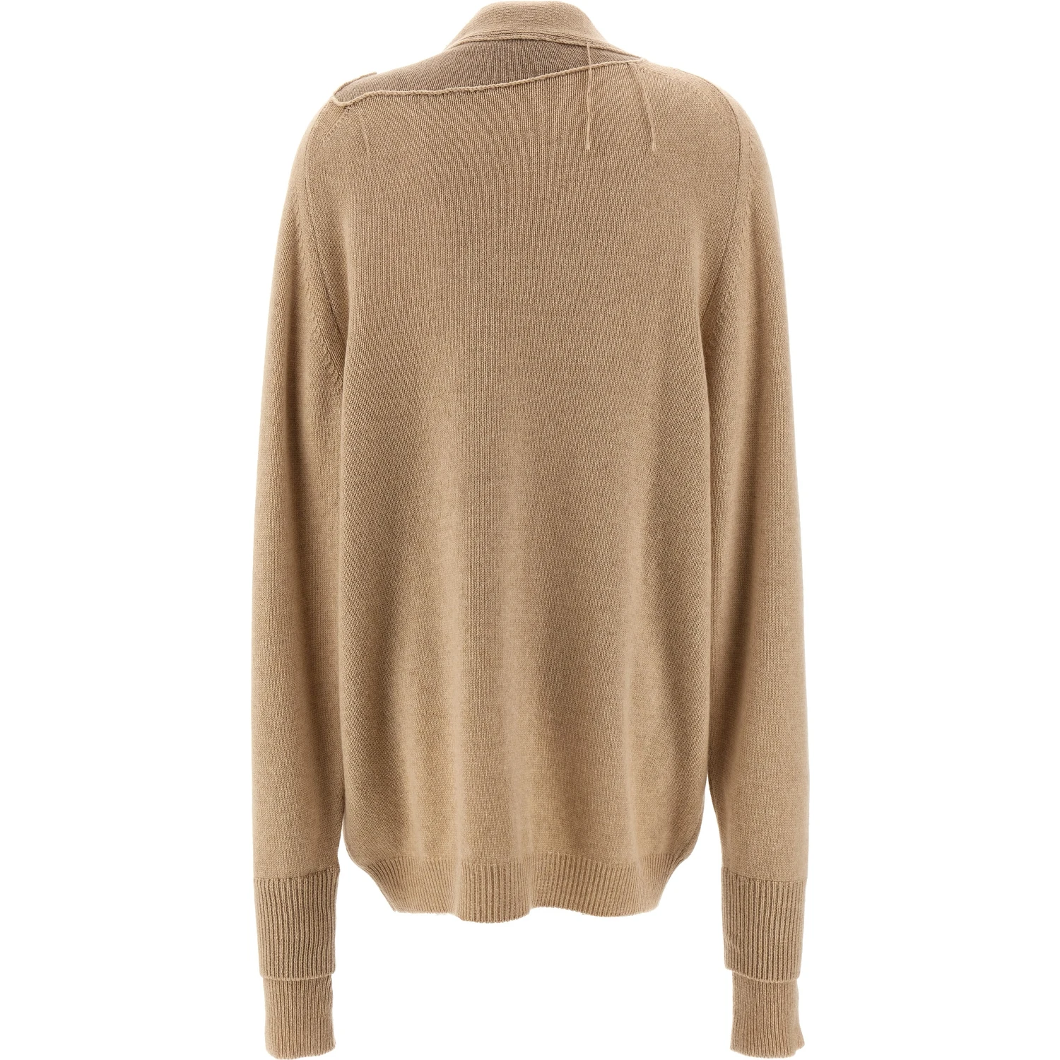 Beige Cashmere Cardigan