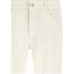 White Cotton Jeans Denim