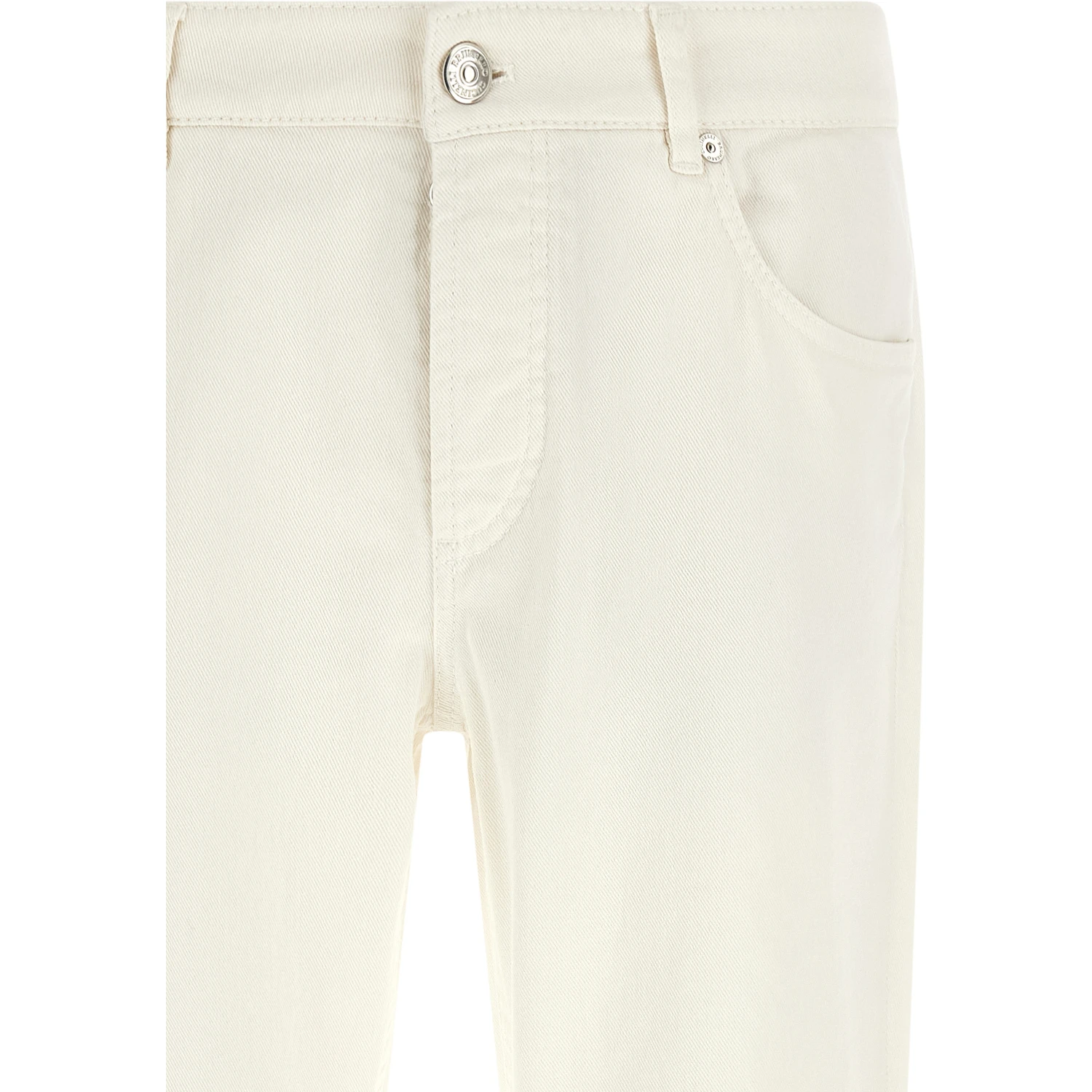 White Cotton Jeans Denim