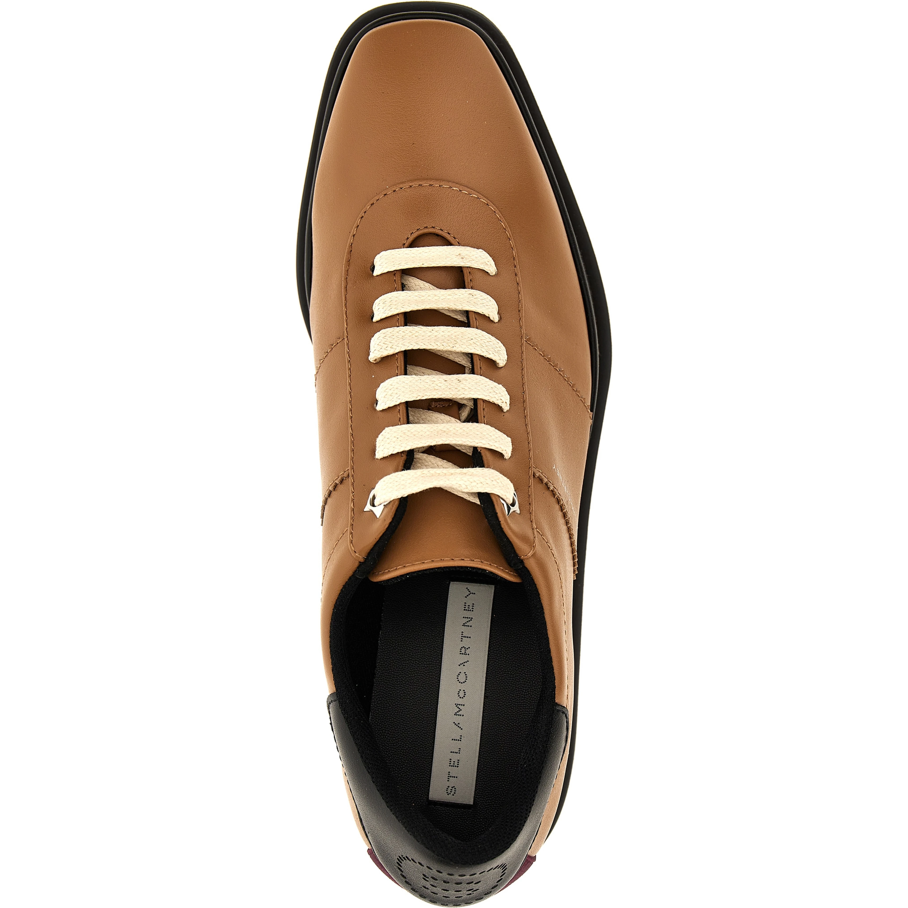 Brown Polyester Wedge Sandals