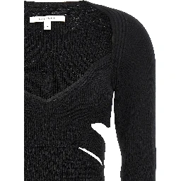 Black Viscose Cardigan