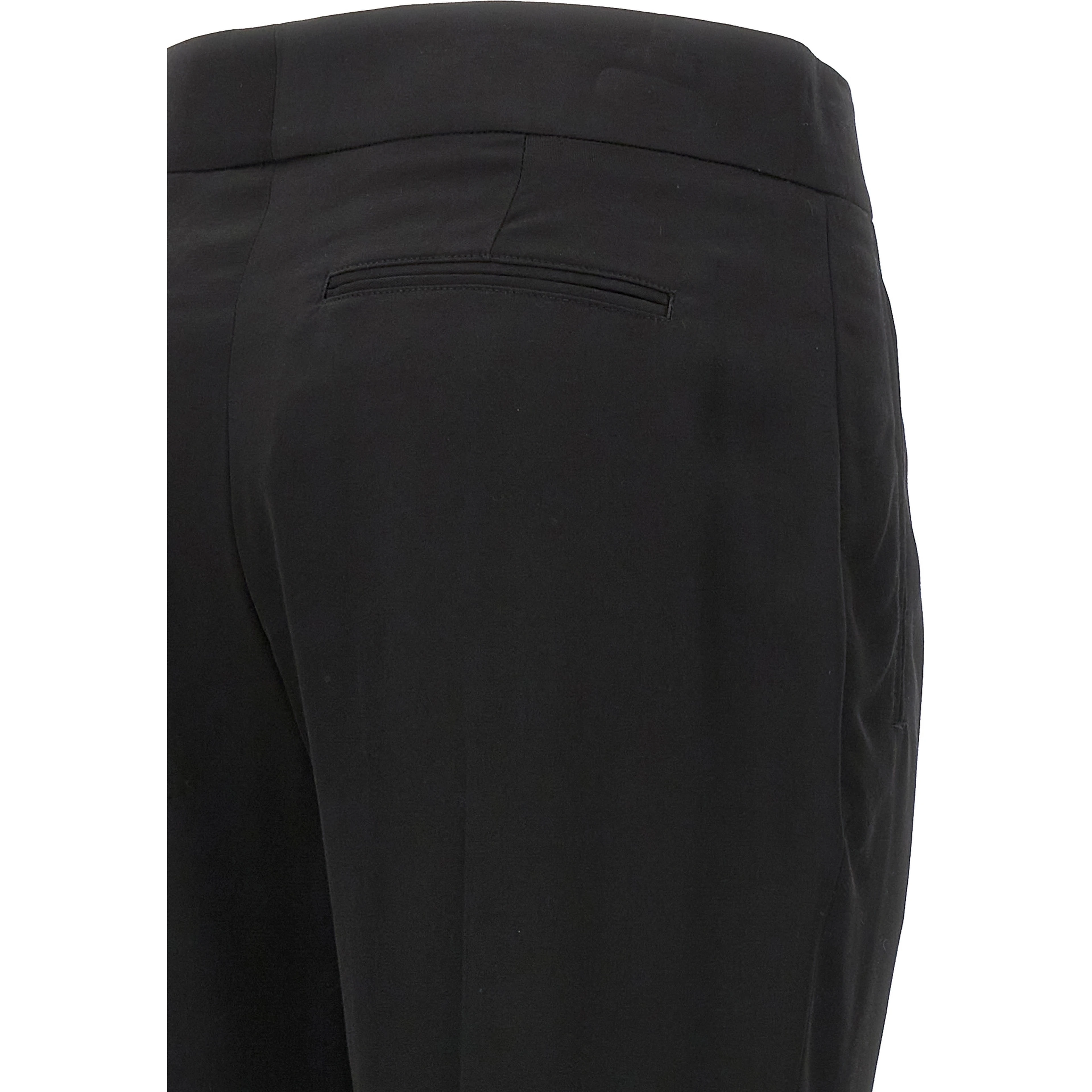 Black Viscose Dress Pants