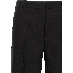 Black Virgin Wool Dress Pants