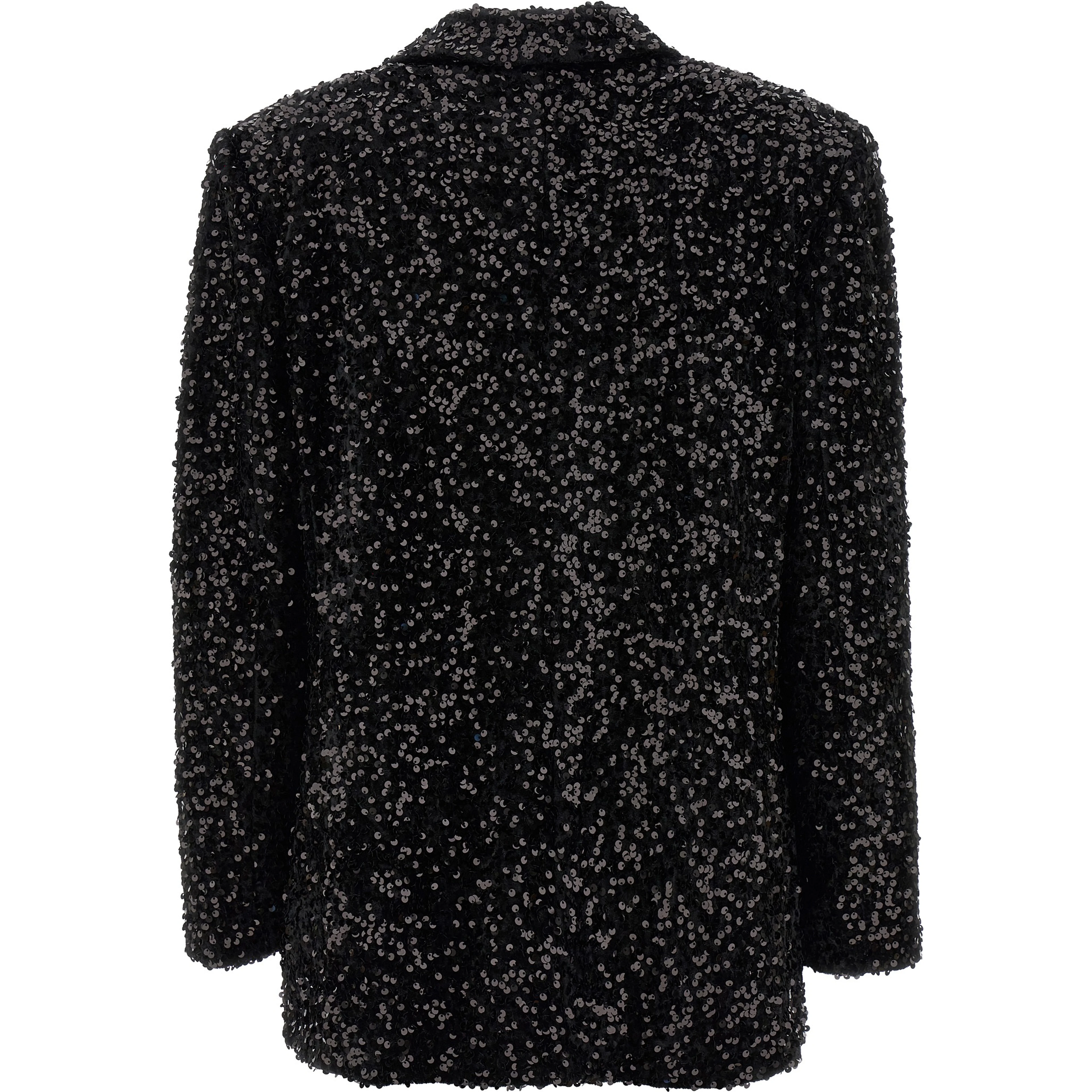 Black Polyester Blazer
