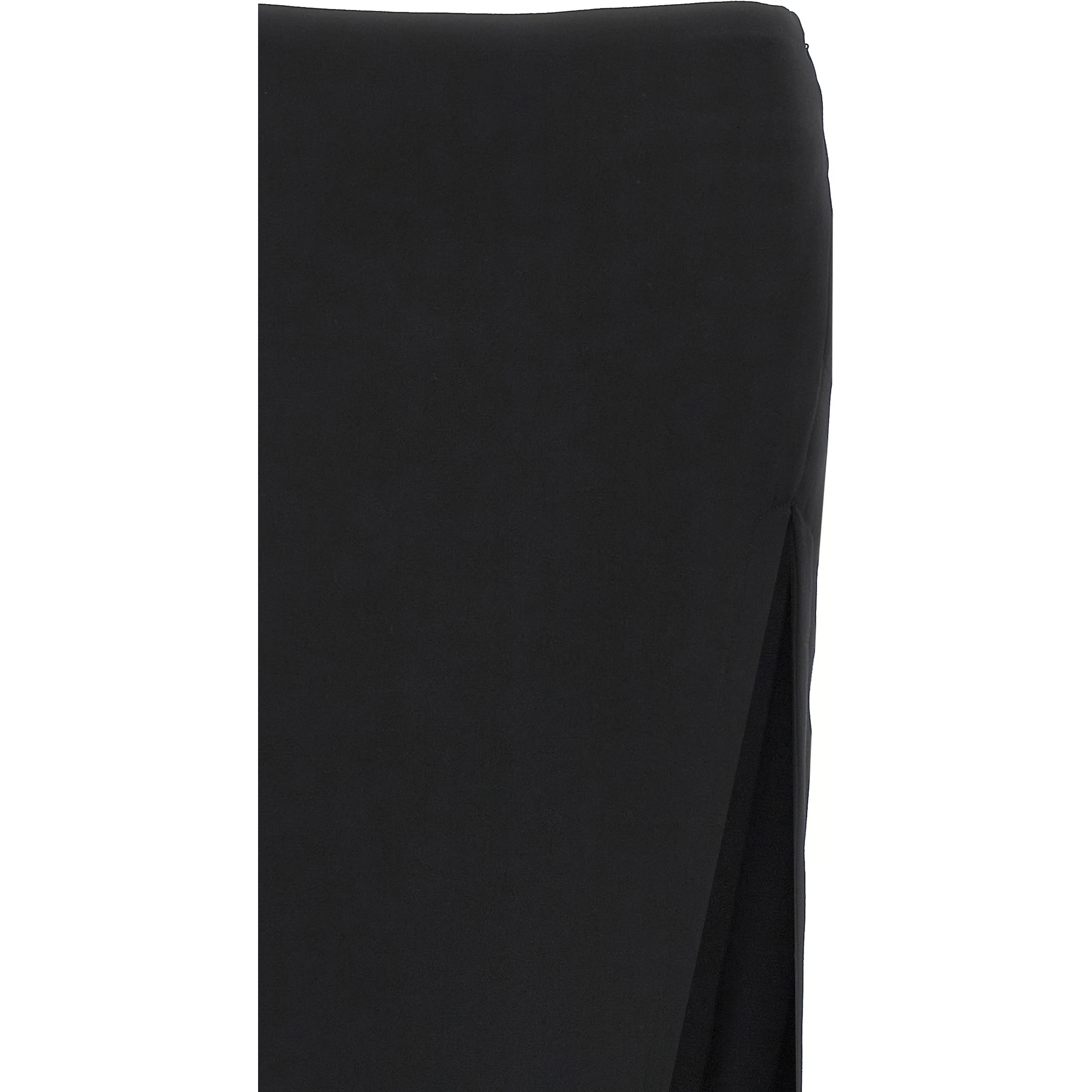 Black Lamb Leather Mini Skirt