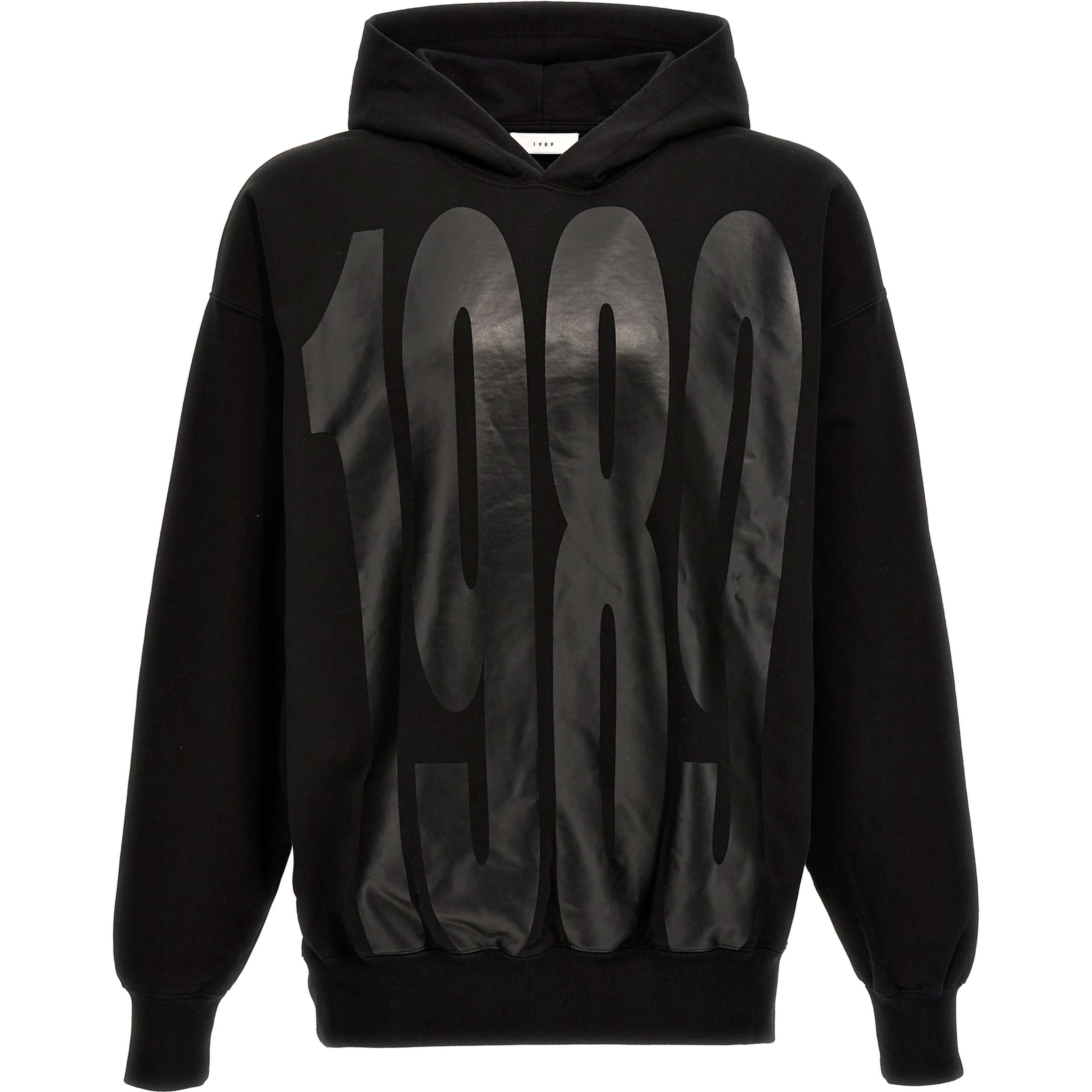 Black Cotton Sweatshirt