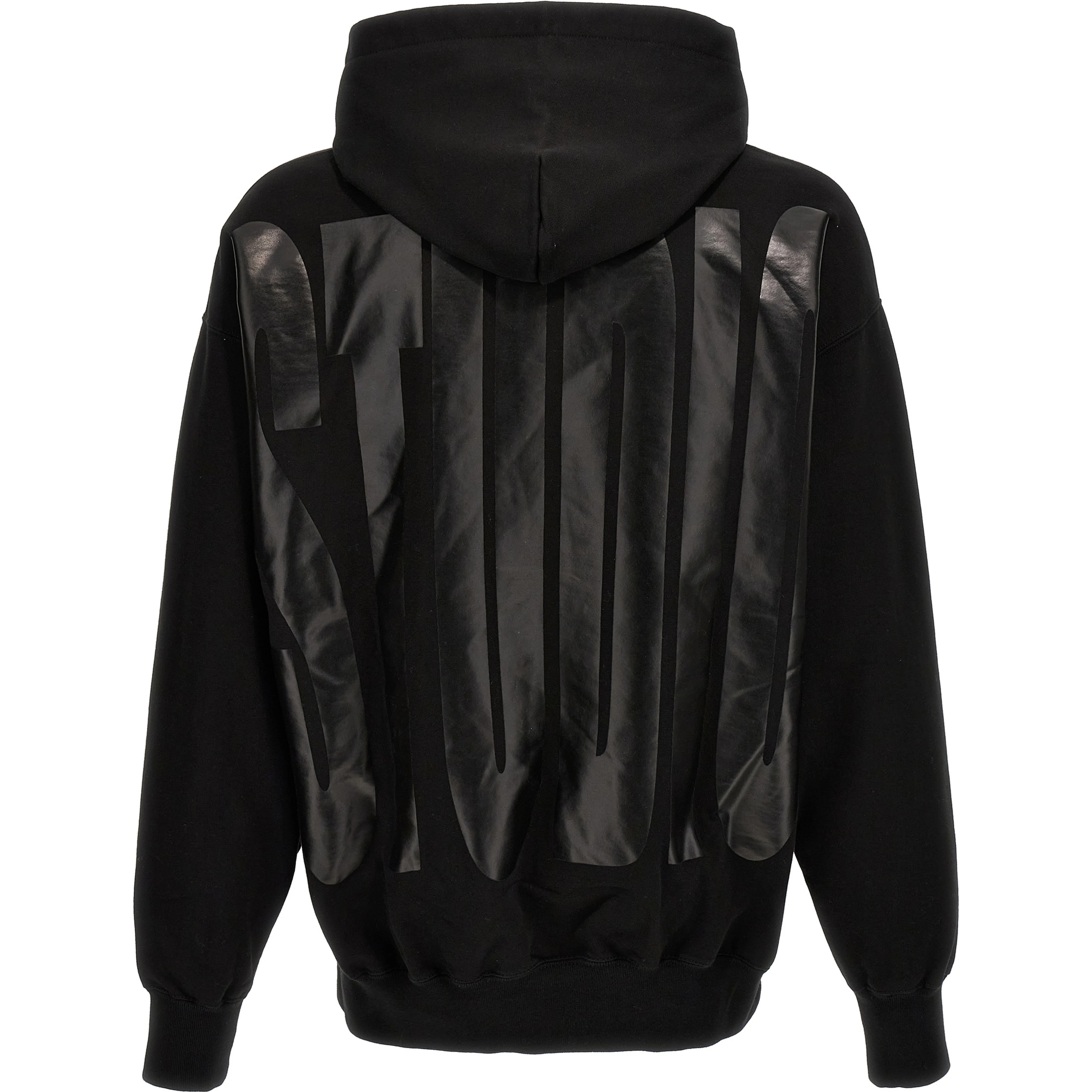 Black Cotton Sweatshirt