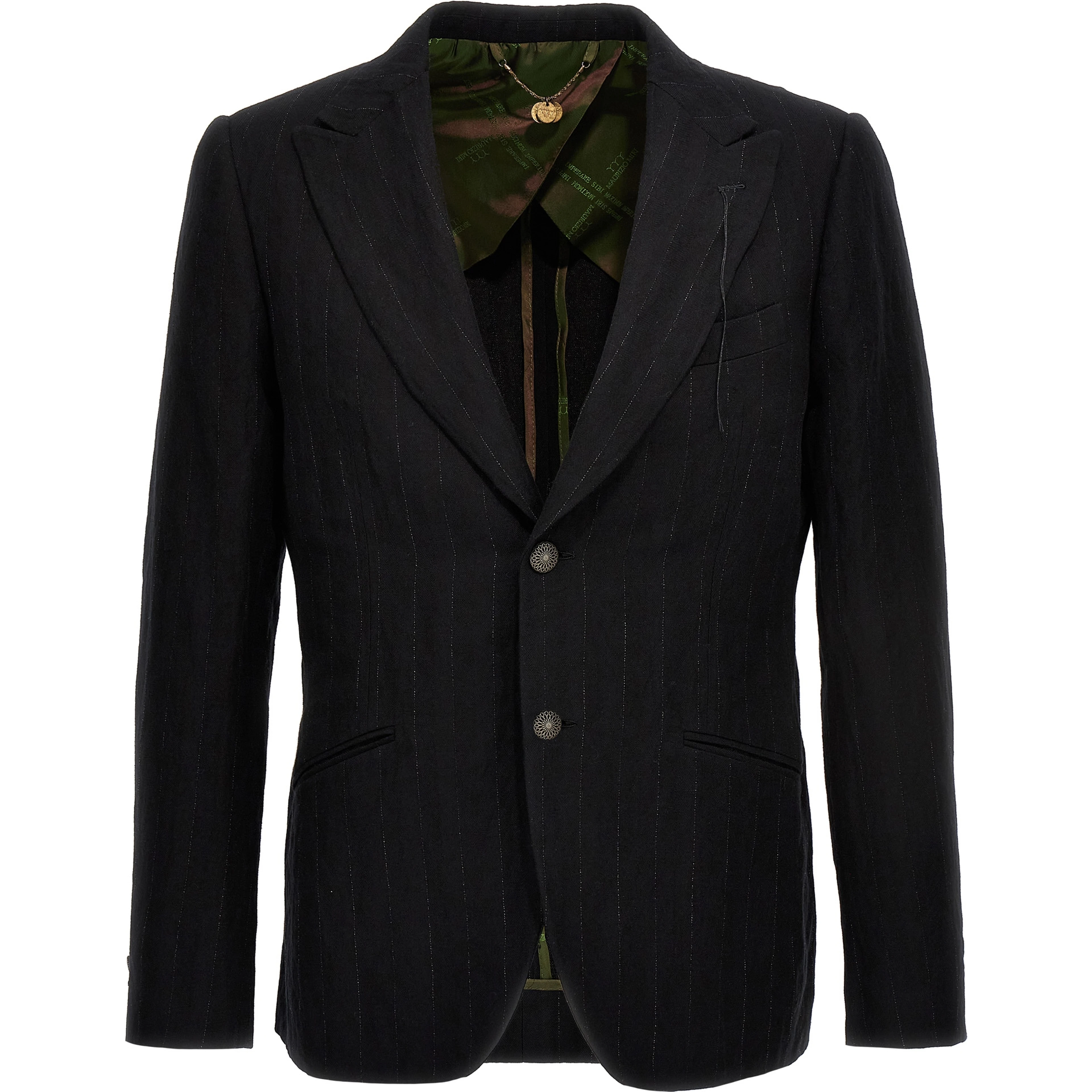 Black Cotton Blazer