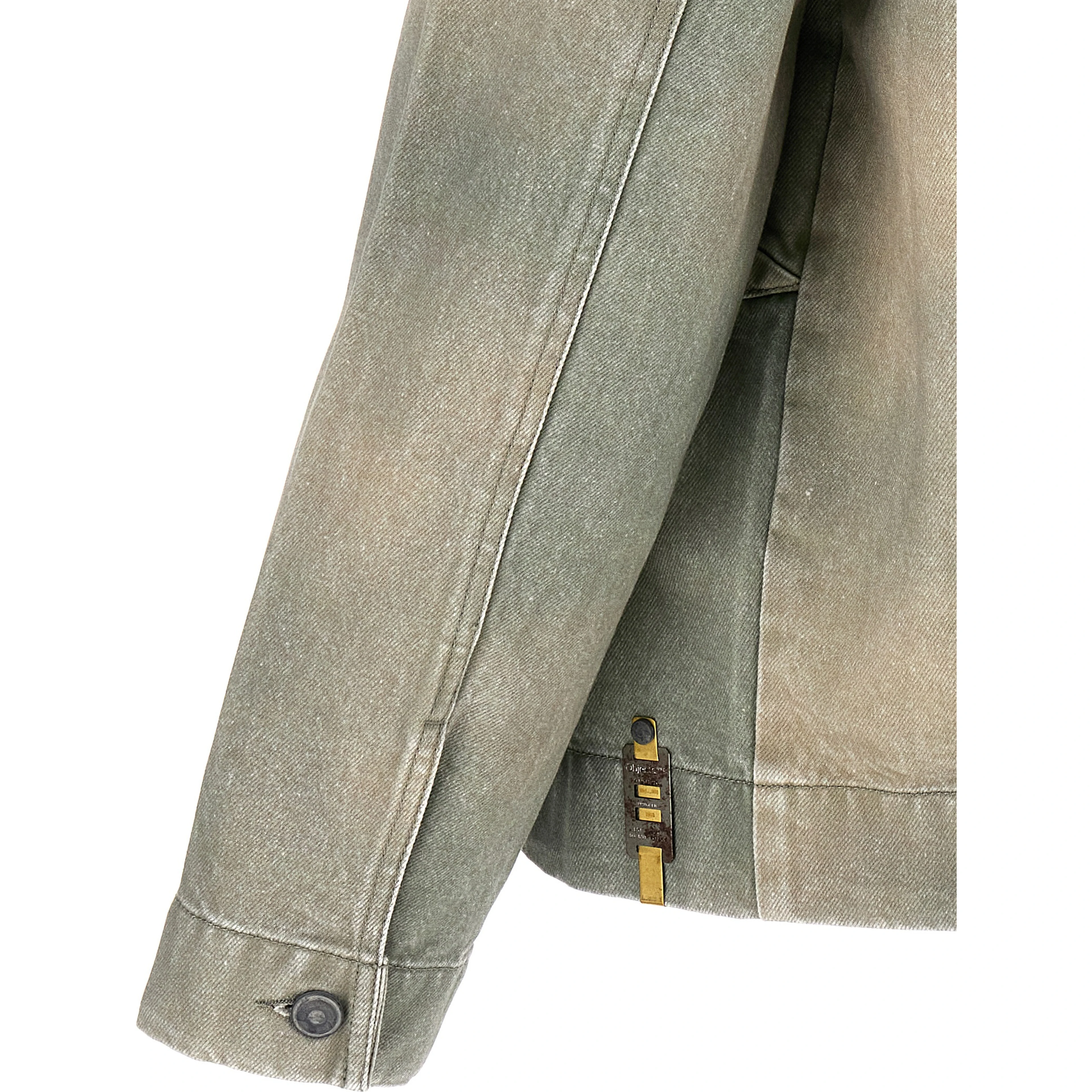 Bicolor Cotton Denim Jacket