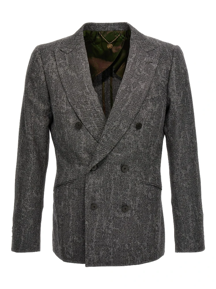 Gray Wool Blazer