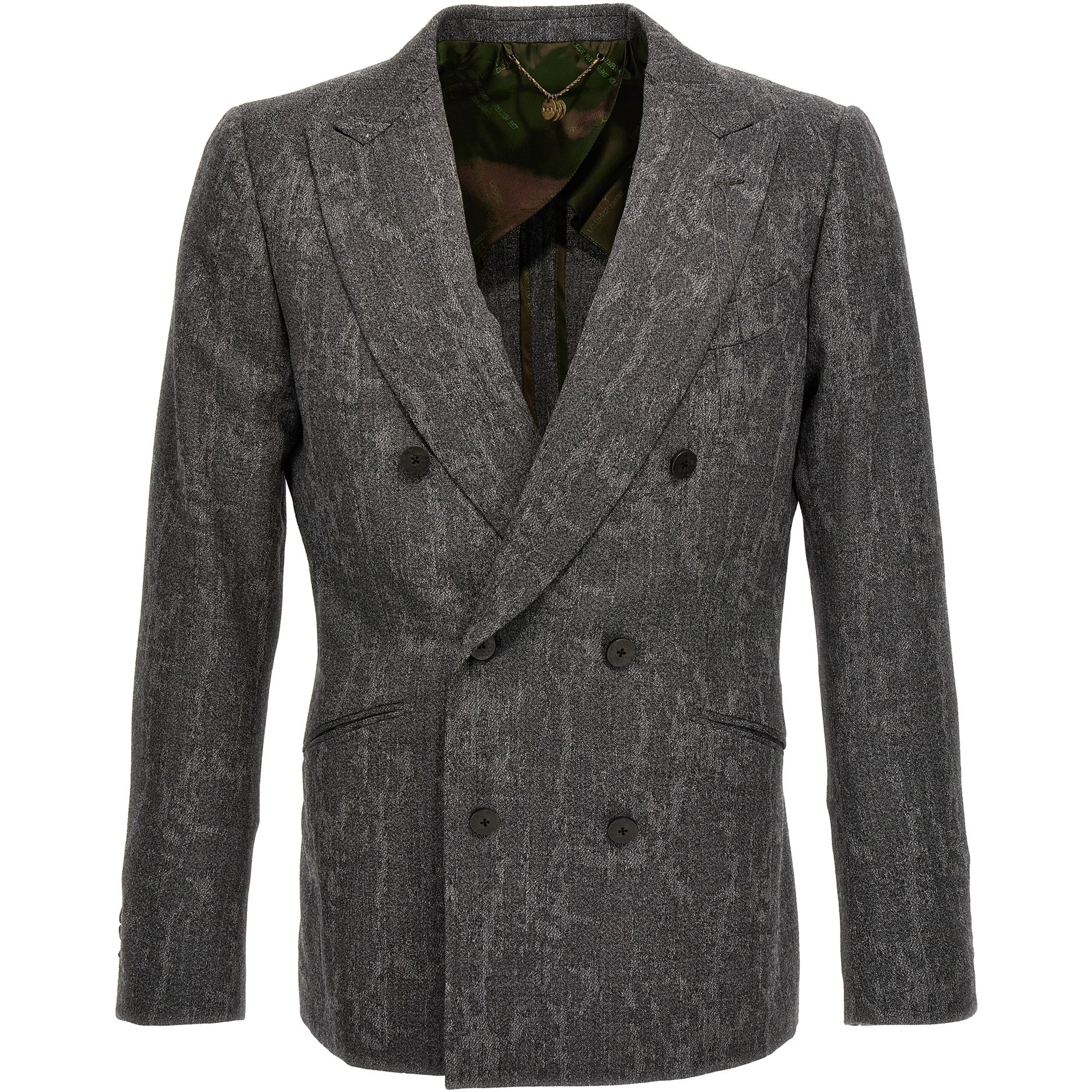 Gray Wool Blazer