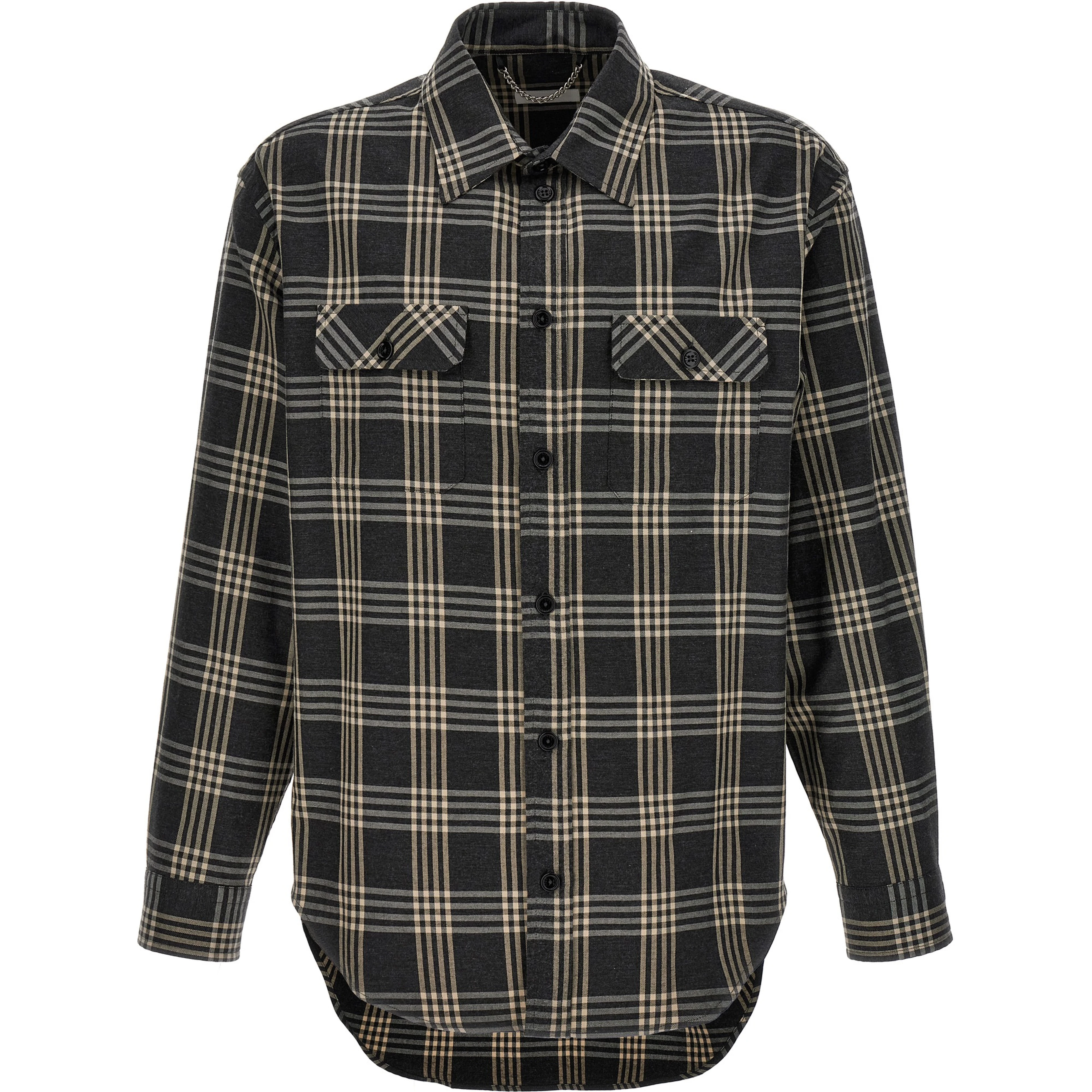 Gray Cotton Blouse