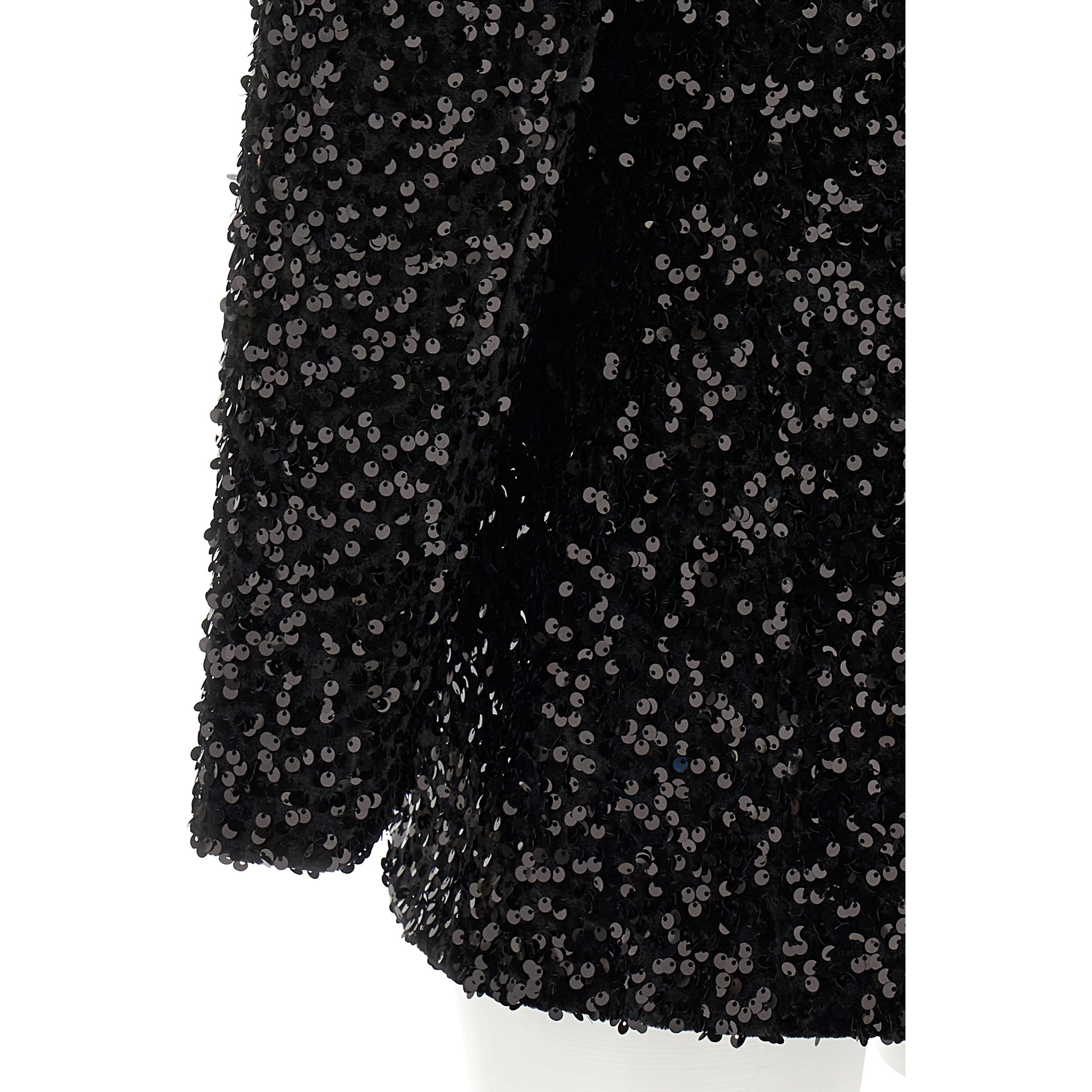 Black Polyester Blazer