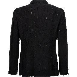 Black Cotton Blazer