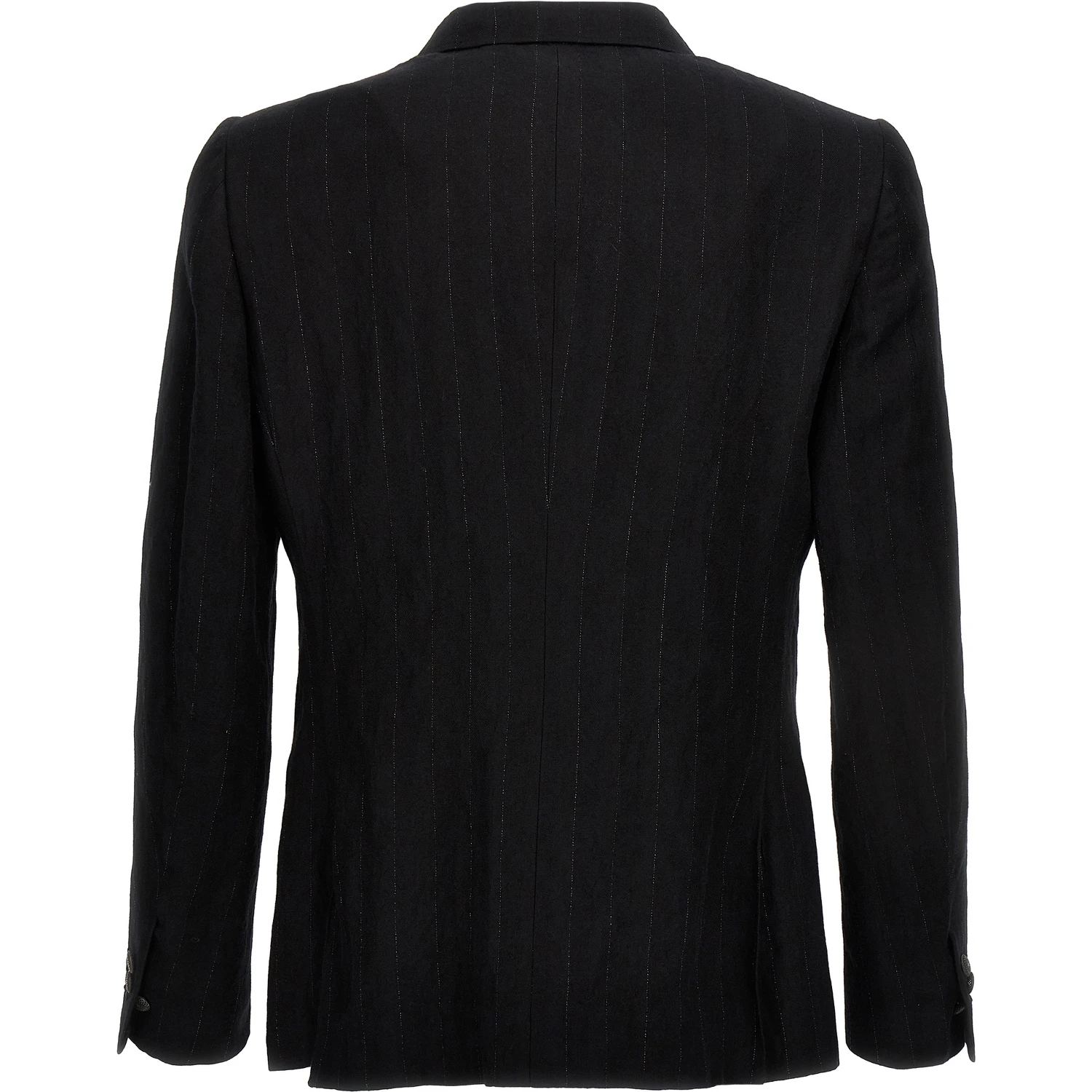 Black Cotton Blazer