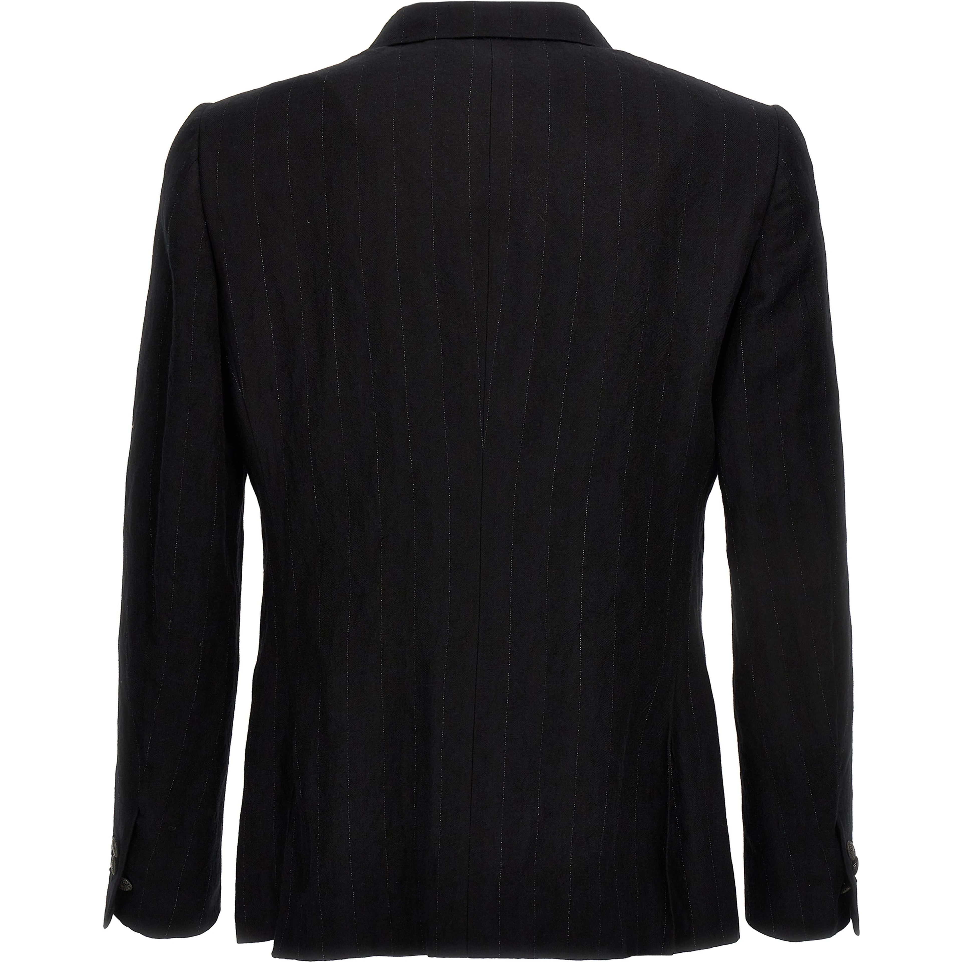 Black Cotton Blazer