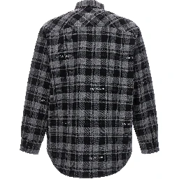 Gray Cotton Shell Jacket