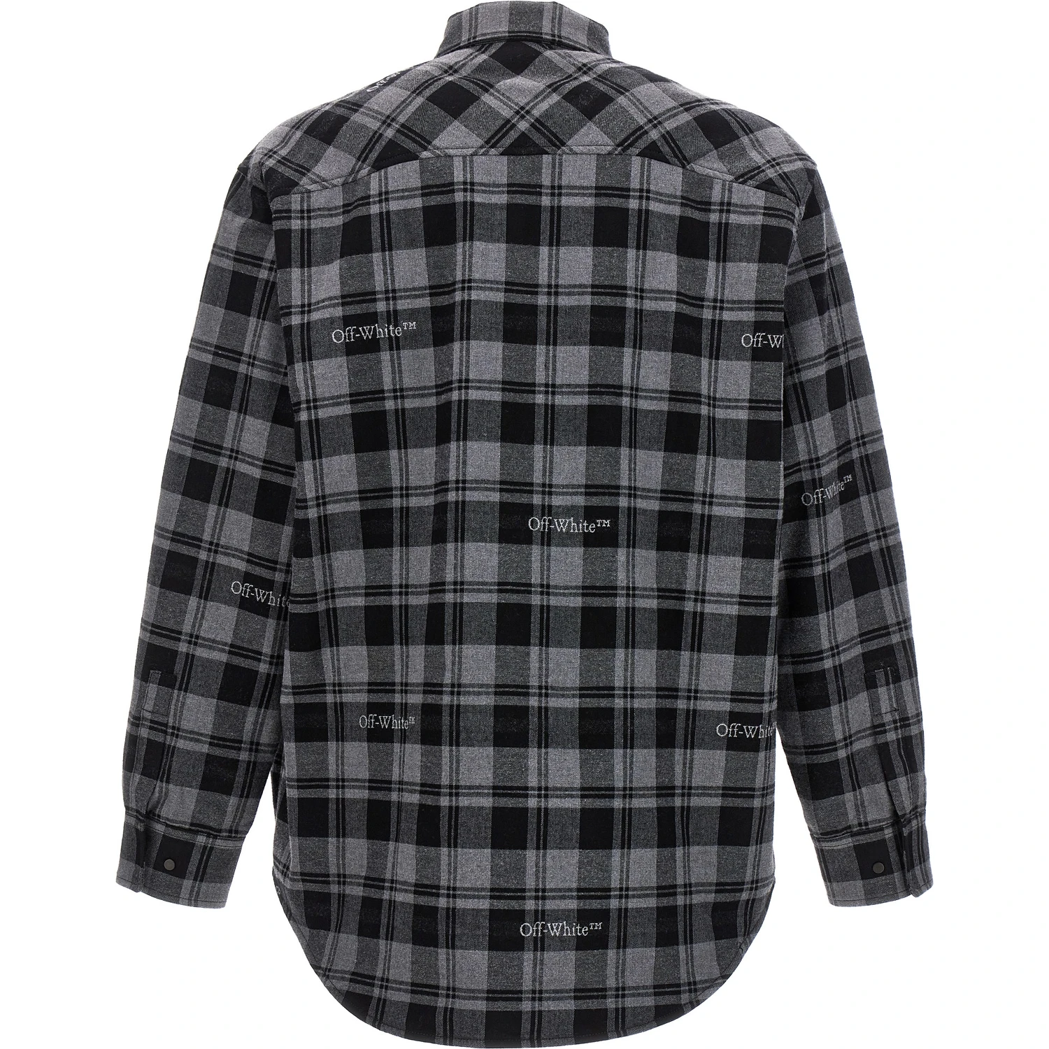 Gray Cotton Shell Jacket