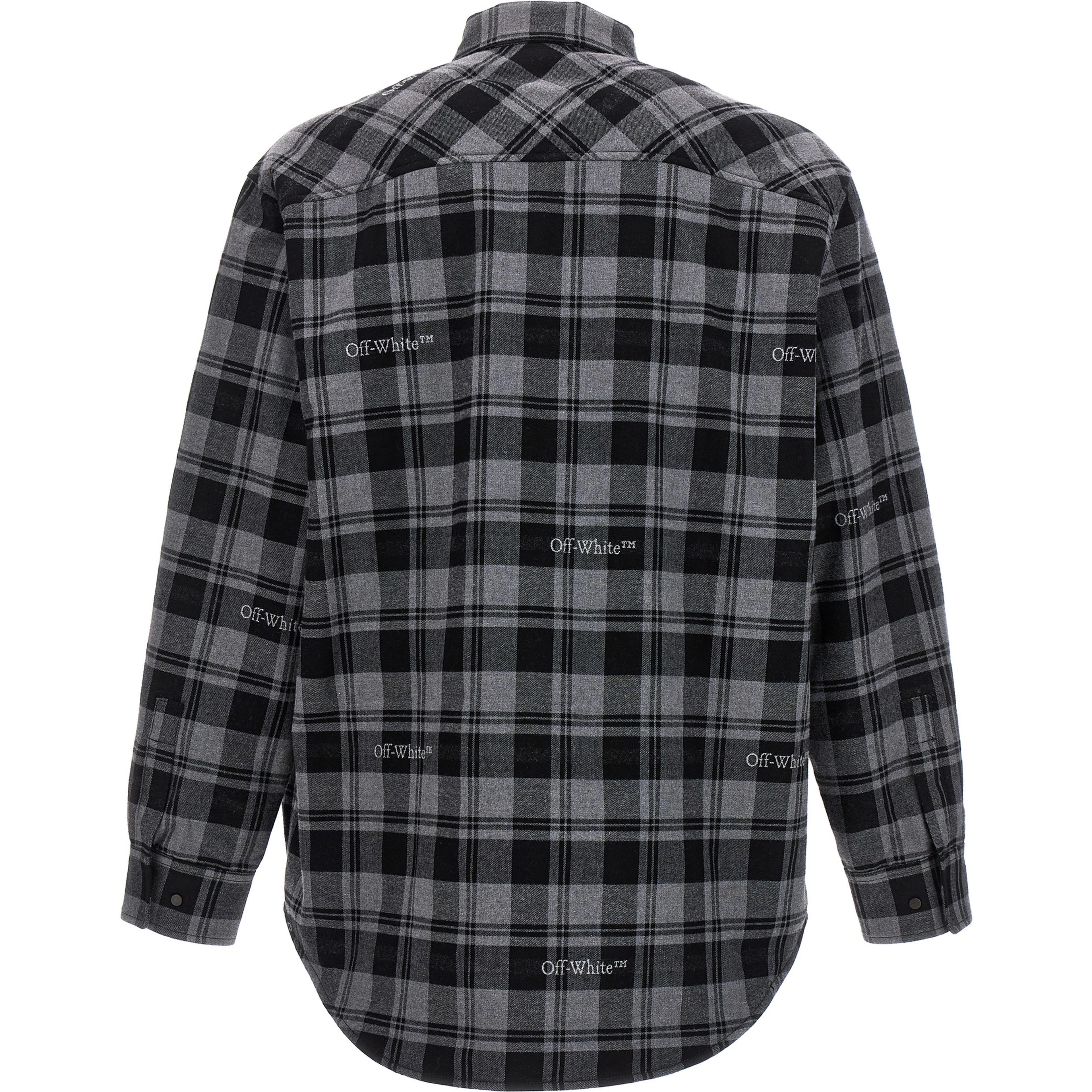 Gray Cotton Shell Jacket