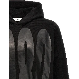 Black Cotton Sweatshirt