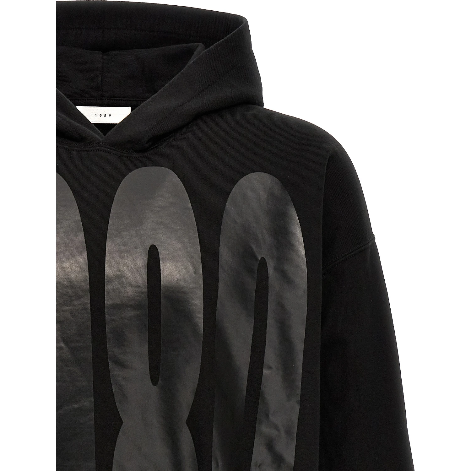 Black Cotton Sweatshirt