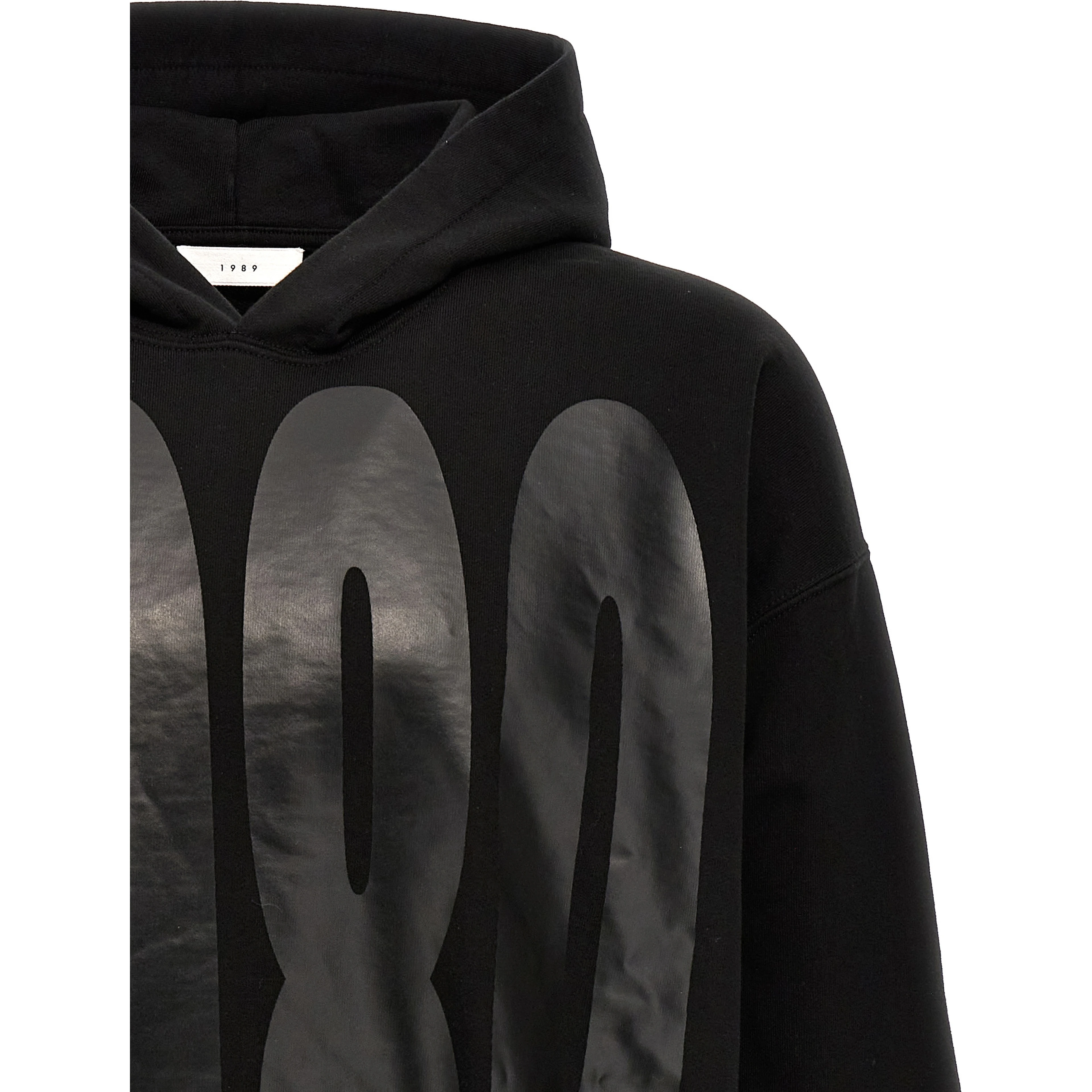 Black Cotton Sweatshirt