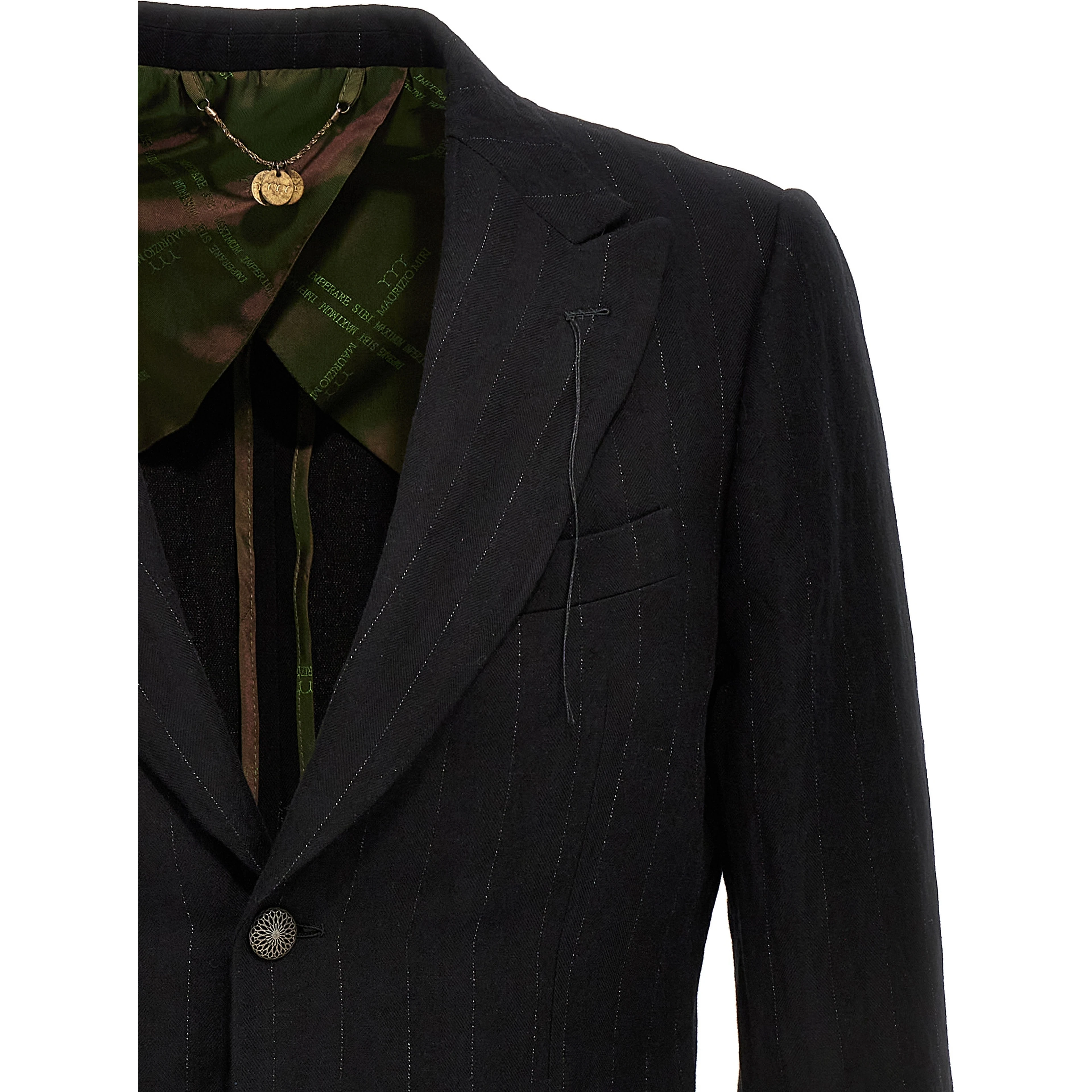 Black Cotton Blazer