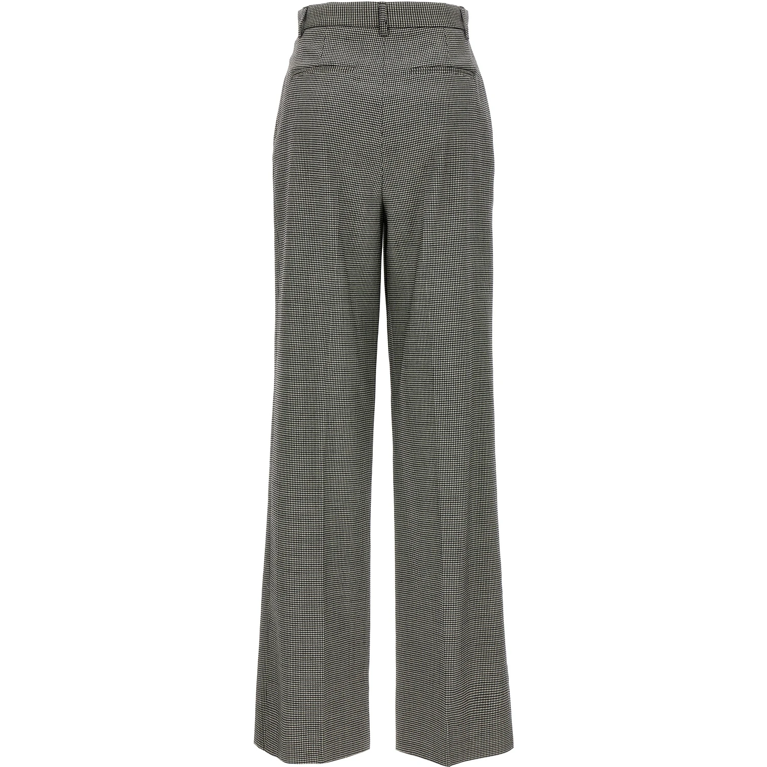 Bicolor Elastane Casual Pants