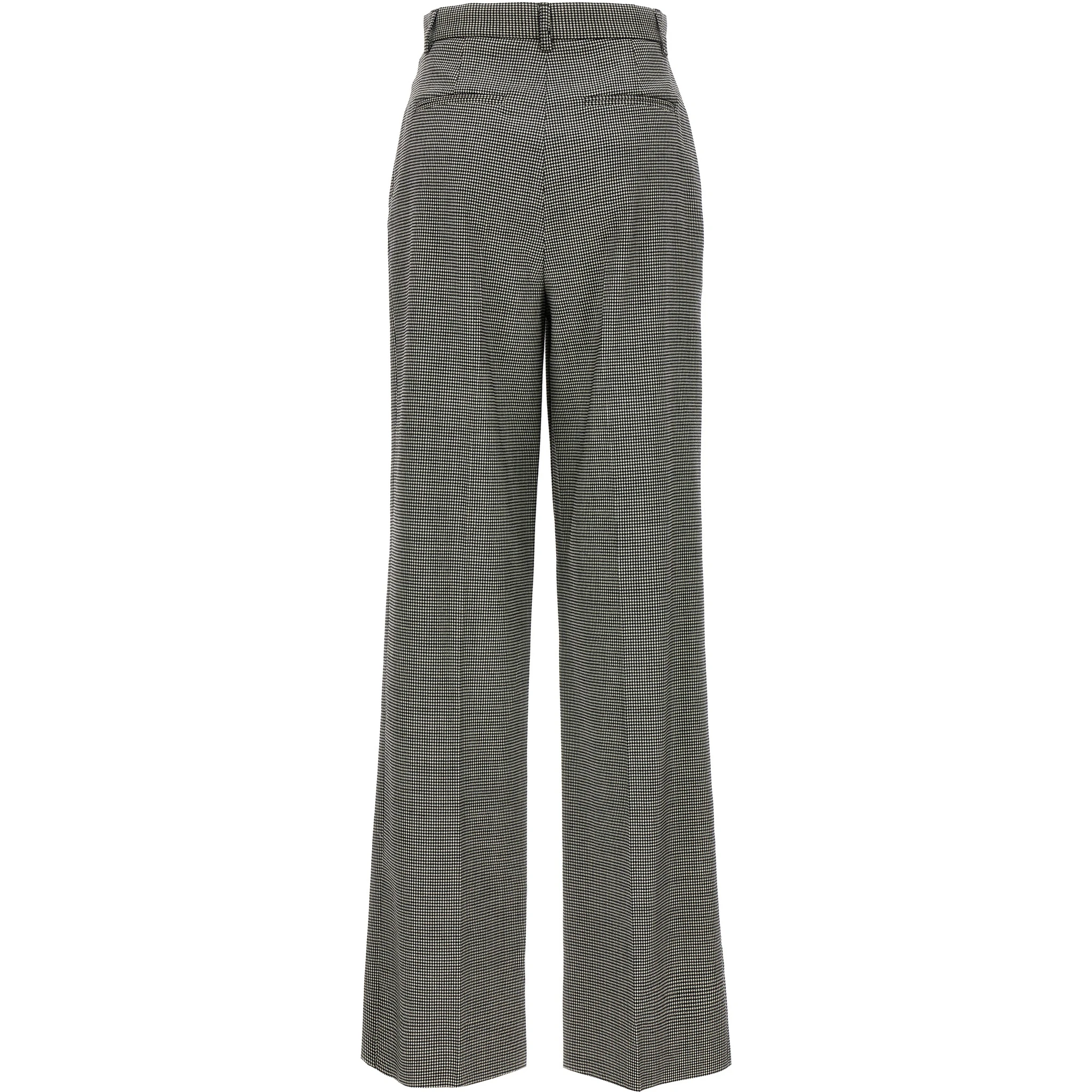 Bicolor Elastane Casual Pants