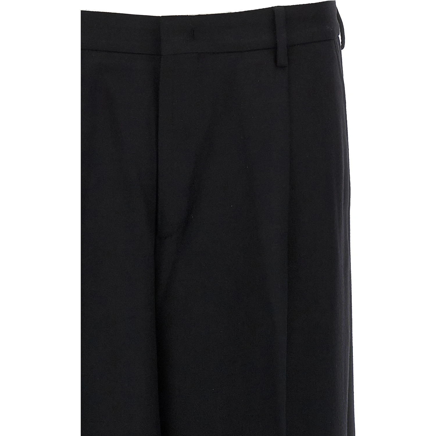 Black Virgin Wool Dress Pants