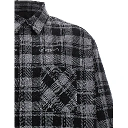 Gray Cotton Shell Jacket