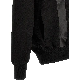 Black Cotton Sweatshirt