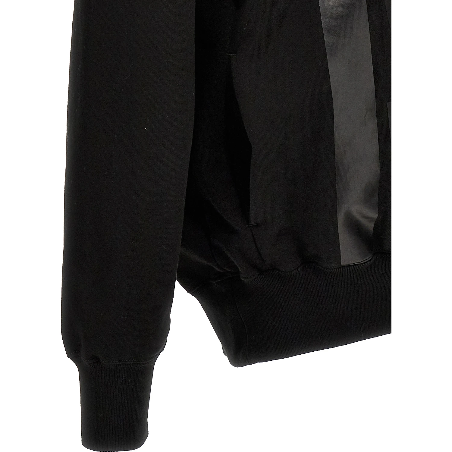 Black Cotton Sweatshirt