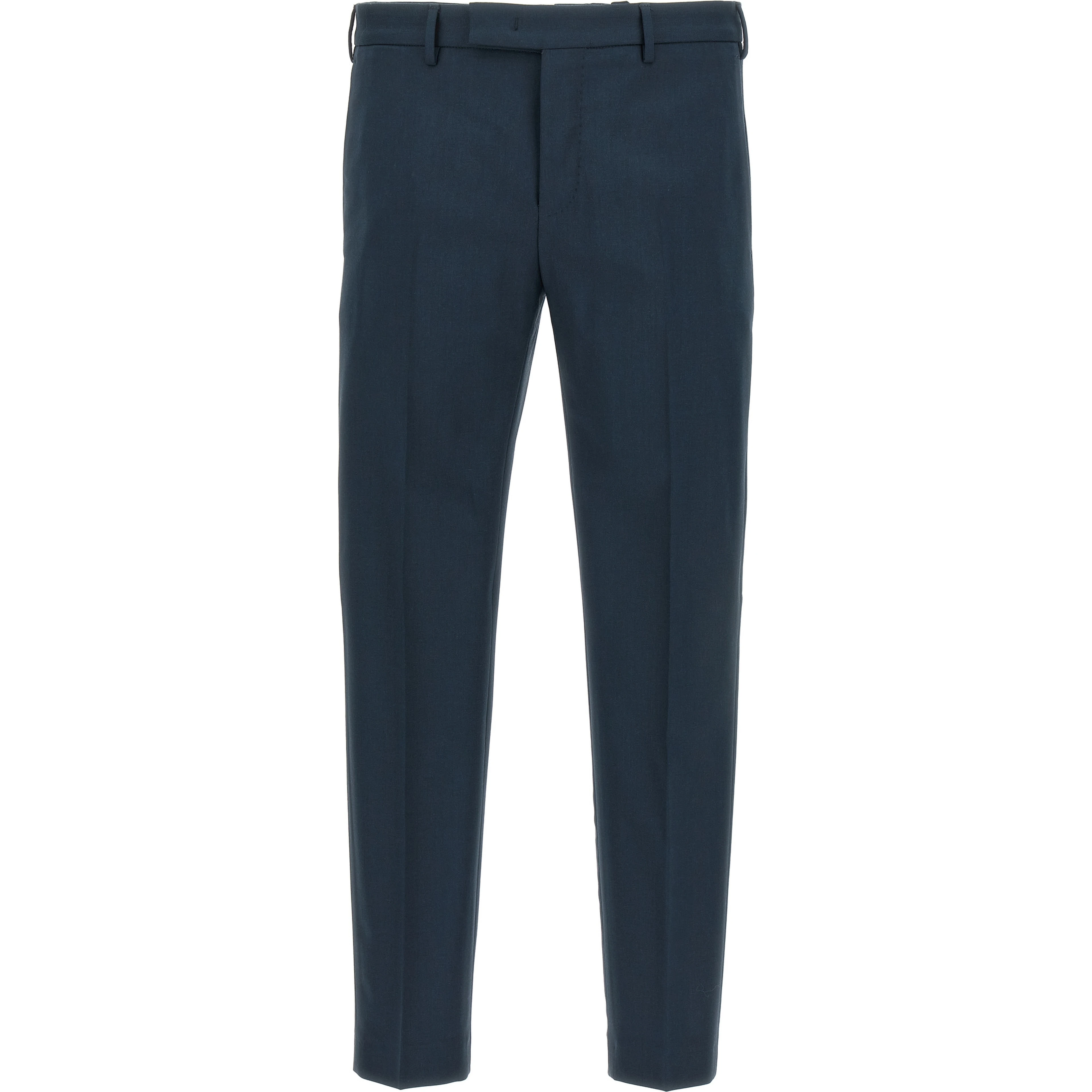 Blue Virgin Wool Dress Pants