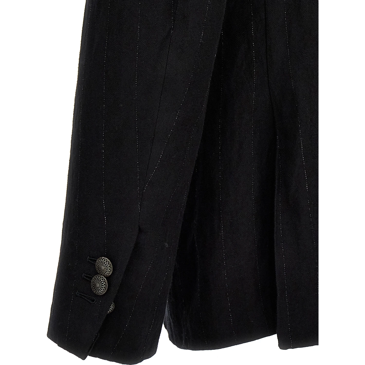 Black Cotton Blazer