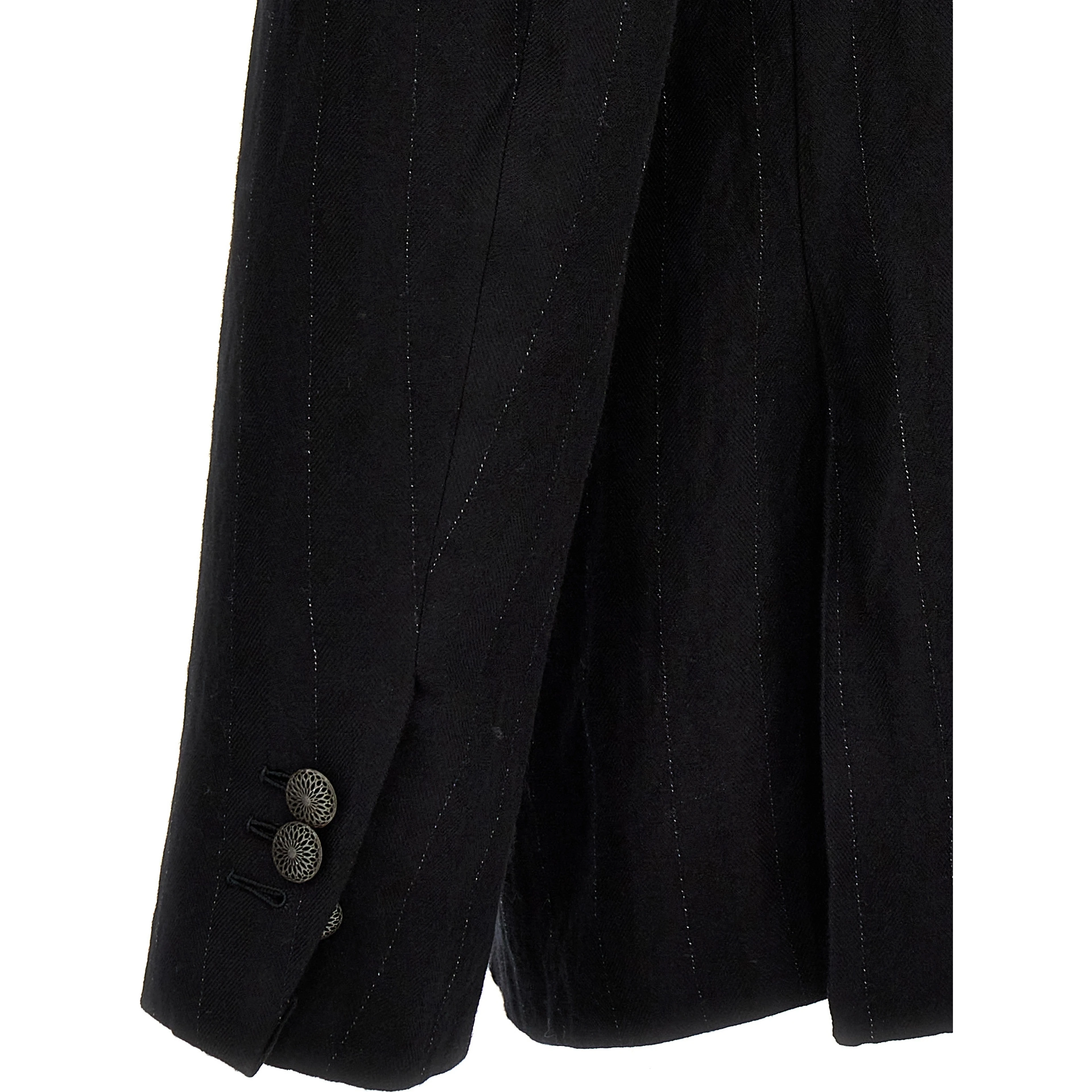 Black Cotton Blazer