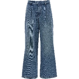 Blue Cotton Jeans Denim