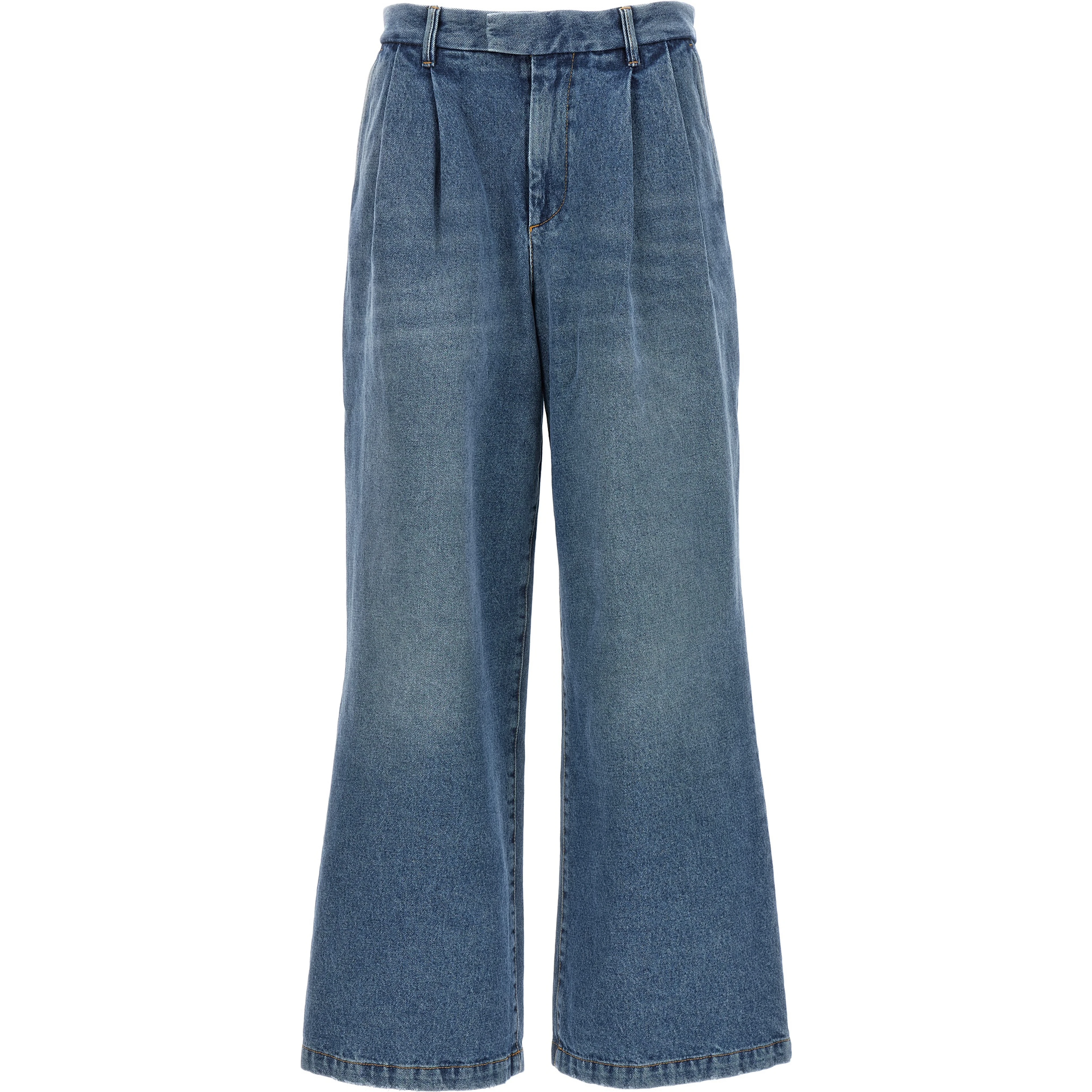 Blue Cotton Jeans Denim