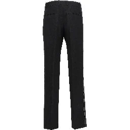 Black Virgin Wool Dress Pants