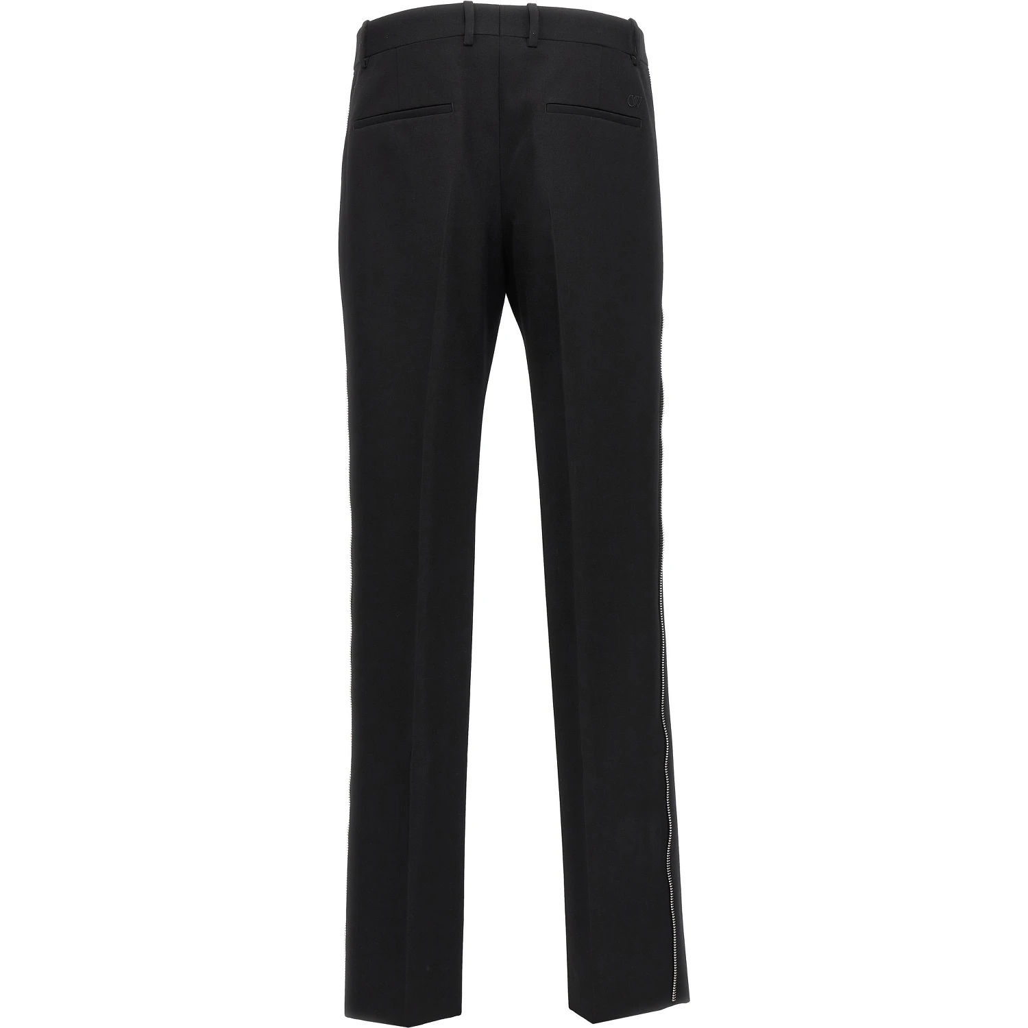 Black Virgin Wool Dress Pants