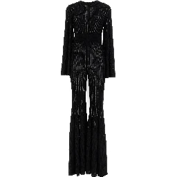 Black Viscose Jumpsuit