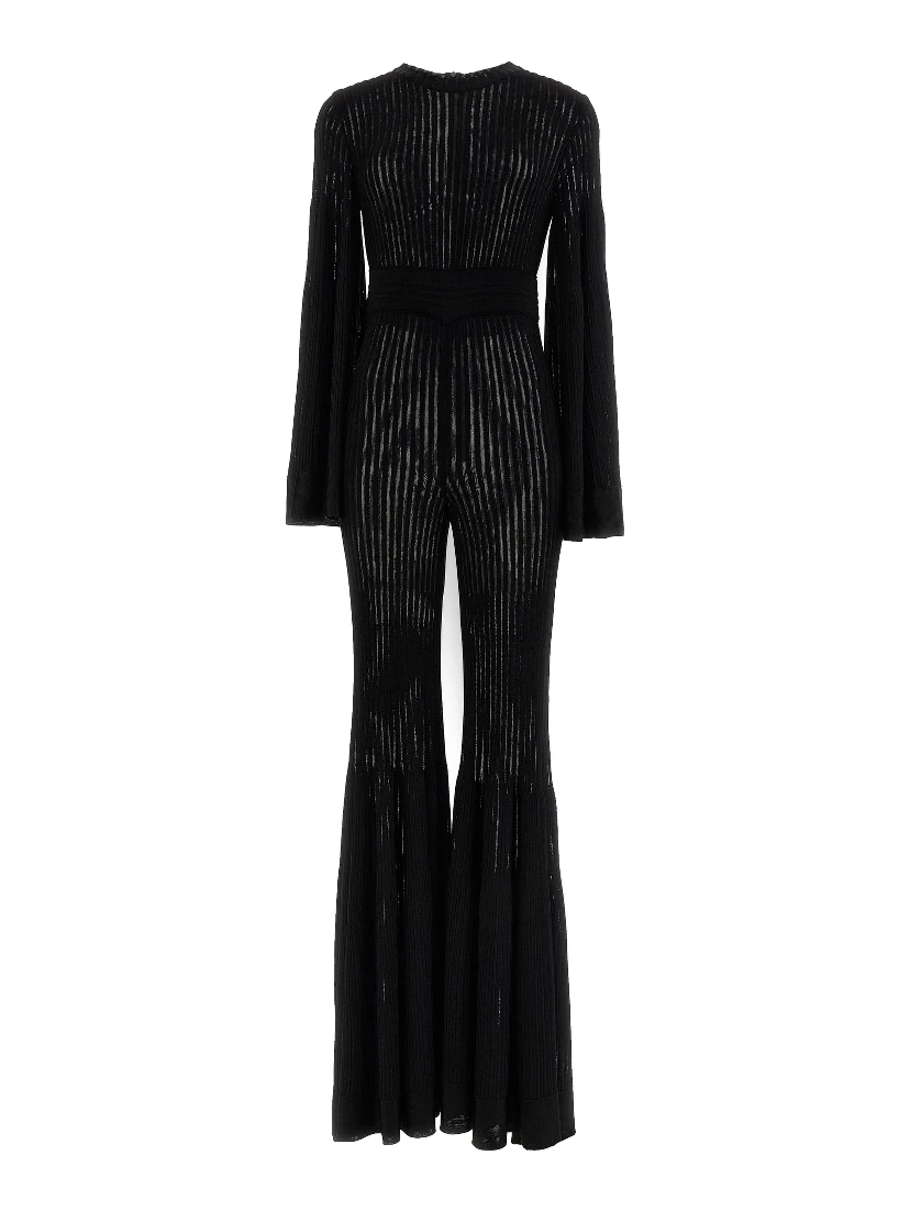 Black Viscose Jumpsuit