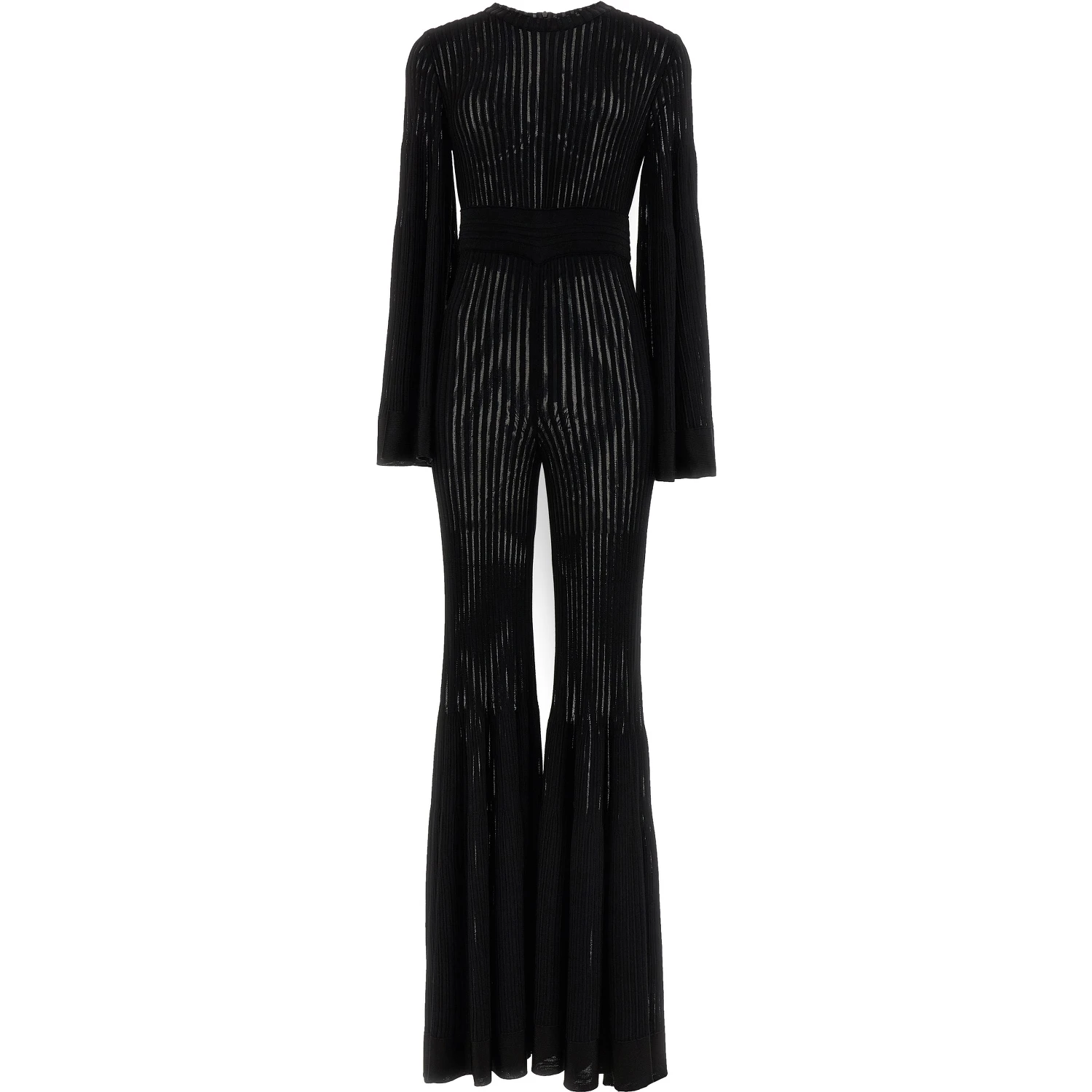 Black Viscose Jumpsuit